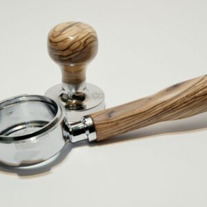 Siebträgergriffe und Tamper Olivenholz