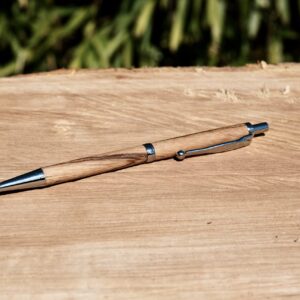 Klick-Kugelschreiber aus Zebrano