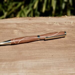 Dreh-Kugelschreiber aus Pao Rosa Holz