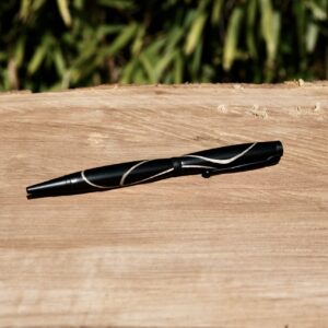 Dreh-Kugelschreiber aus Ebenholz