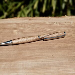 Dreh-Kugelschreiber aus Zebrano